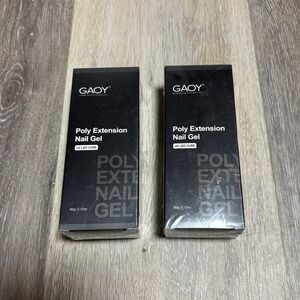GAOY Poly Extension Nail Gel UV LED Cure 60g 2.12oz Brand New Lot‎ of 2